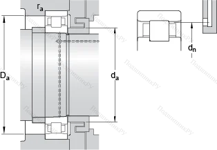 Подшипник N 1021 KTN 9/SP