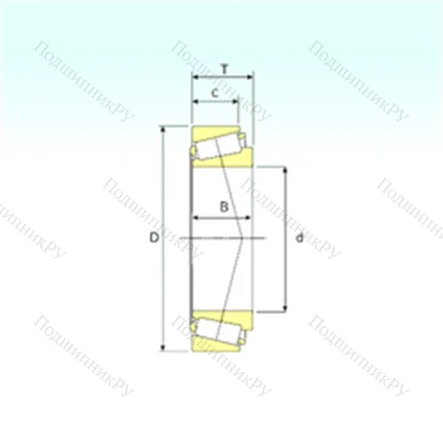 Подшипник роликовый радиально-упорный LM 29748/710 от производителя  ISB Подшипник роликовый радиально-упорный LM 29748/710 от производителя  ISB