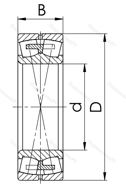 Сферический роликовый подшипник 3514 МН (22214 CMBW 33) в Чебоксарах