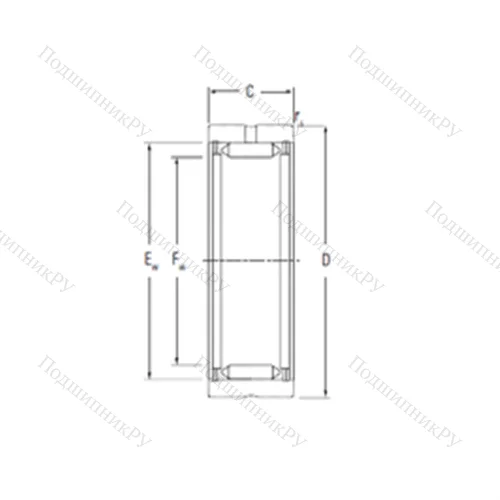 Подшипник игольчатый радиальный RNA 3220