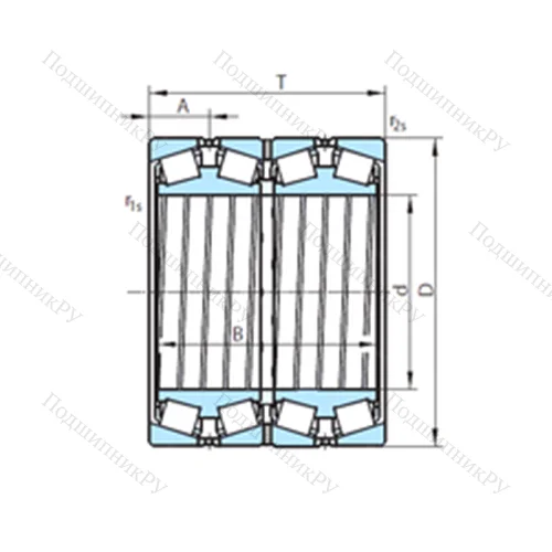 Подшипник роликовый радиально-упорный PSL 612-317