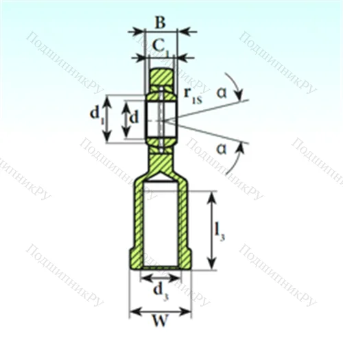 Подшипник скольжения сферический SI 60 ES