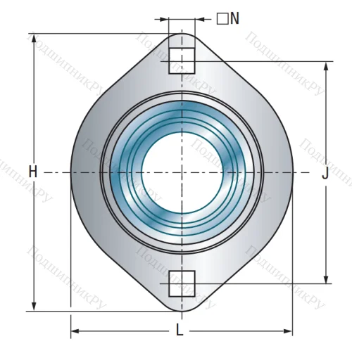 Подшипниковый корпус  PFL 208 в Чебоксарах