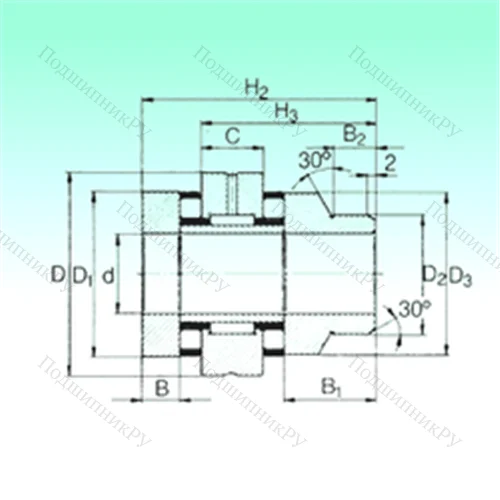 Подшипник комбинированный ZARN 2557 L TN от производителя  NBS