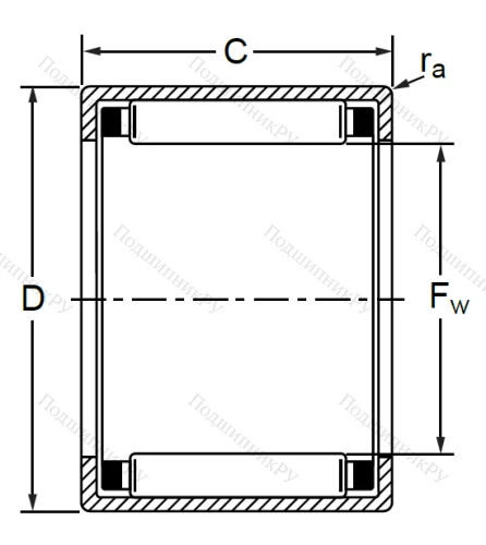 Подшипник HK 4020 AS 1 в Чебоксарах