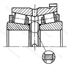 Модификация подшипника 12-697814Л размер 70x120/126x71,24