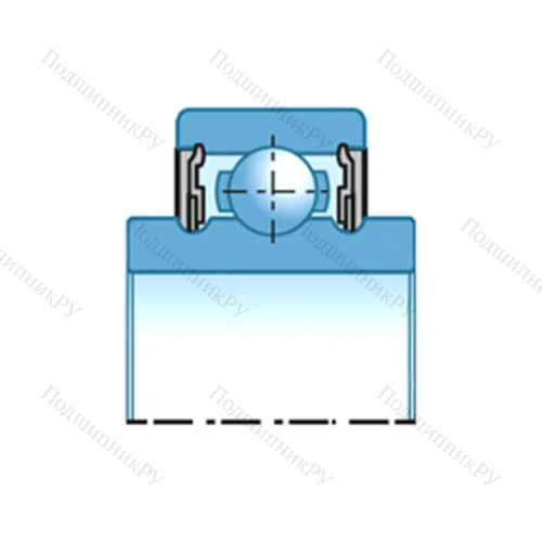 Подшипник шариковый радиальный 30BCDS 2
