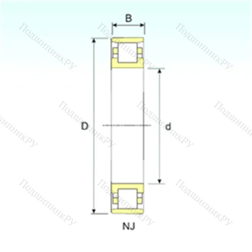 Подшипник роликовый радиальный N 30/600 K