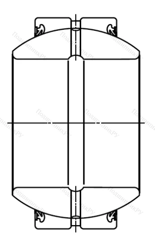 Шарнирный подшипник GEH 90 ES 2RS в Чебоксарах
