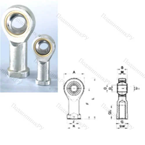Подшипник скольжения сферический SIL 30T/K от производителя  CRAFT