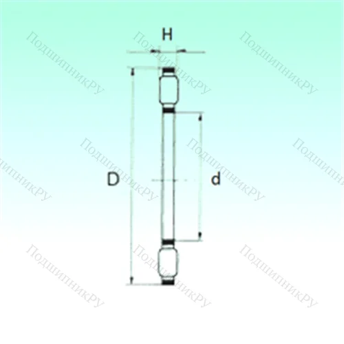 Подшипник роликовый упорный K 81268-M
