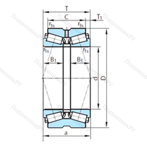 Подшипник роликовый радиально-упорный PSL 611-308