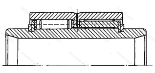Модификация подшипника 30-714727 размер 135x190x100/155