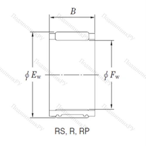 Подшипник игольчатый радиальный R 25/10A