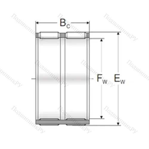 Подшипник игольчатый радиальный K 62x70x31ZWTN