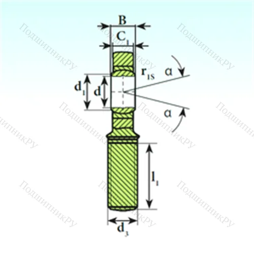 Подшипник скольжения сферический SA 8 C от производителя  ISB Подшипник скольжения сферический SA 8 C от производителя  ISB
