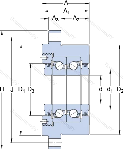 Подшипник FBSA 208/DB