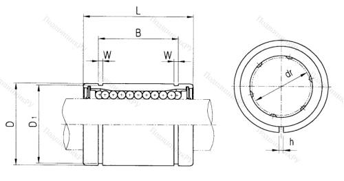 Подшипник LM 6 UU AJ в Чебоксарах