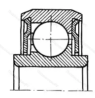 Подшипник  980705 размер 25x52x12/15 от производителя  ГПЗ-3