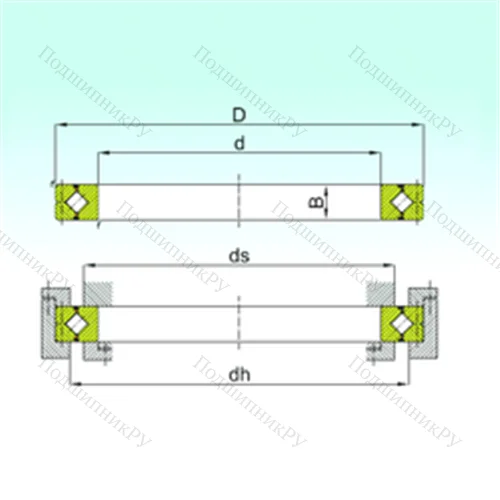 Подшипник роликовый опорно-поворотный CRB 25025