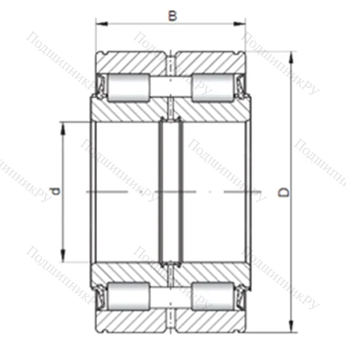Подшипник роликовый радиальный SL 045024