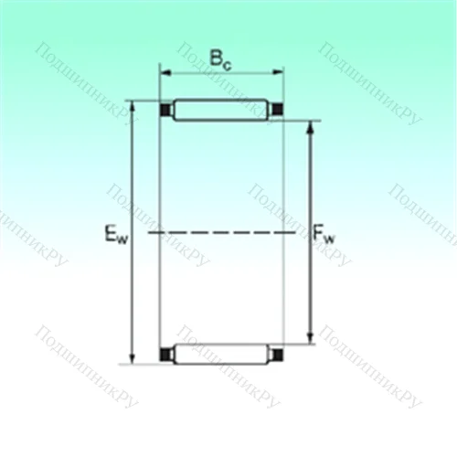 Подшипник игольчатый радиальный K 37x42x27 от производителя  NBS
