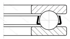 Подшипник  8405 (51405) размер 25x60x24 от производителя  CRAFT