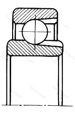 Модификация подшипника 900709 размер 45x58x6/7