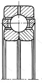 Подшипник  QJ 218 (176218) размер 90x160x30