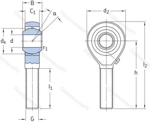 Шарнирная головка POS 6 L в Чебоксарах