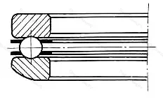 Подшипник  28220 (53220) размер 100x150x40,9 от производителя  ГПЗ-9