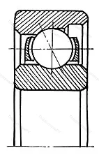 Подшипник  627B (6027) размер 7x22x7