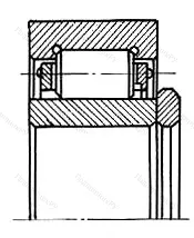 Подшипник  152536 размер 180x320x86/100 от производителя  ГПЗ-1