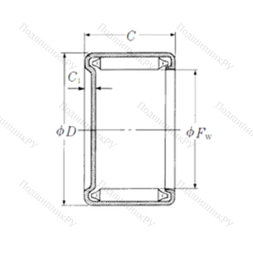 Подшипник игольчатый радиальный M-591